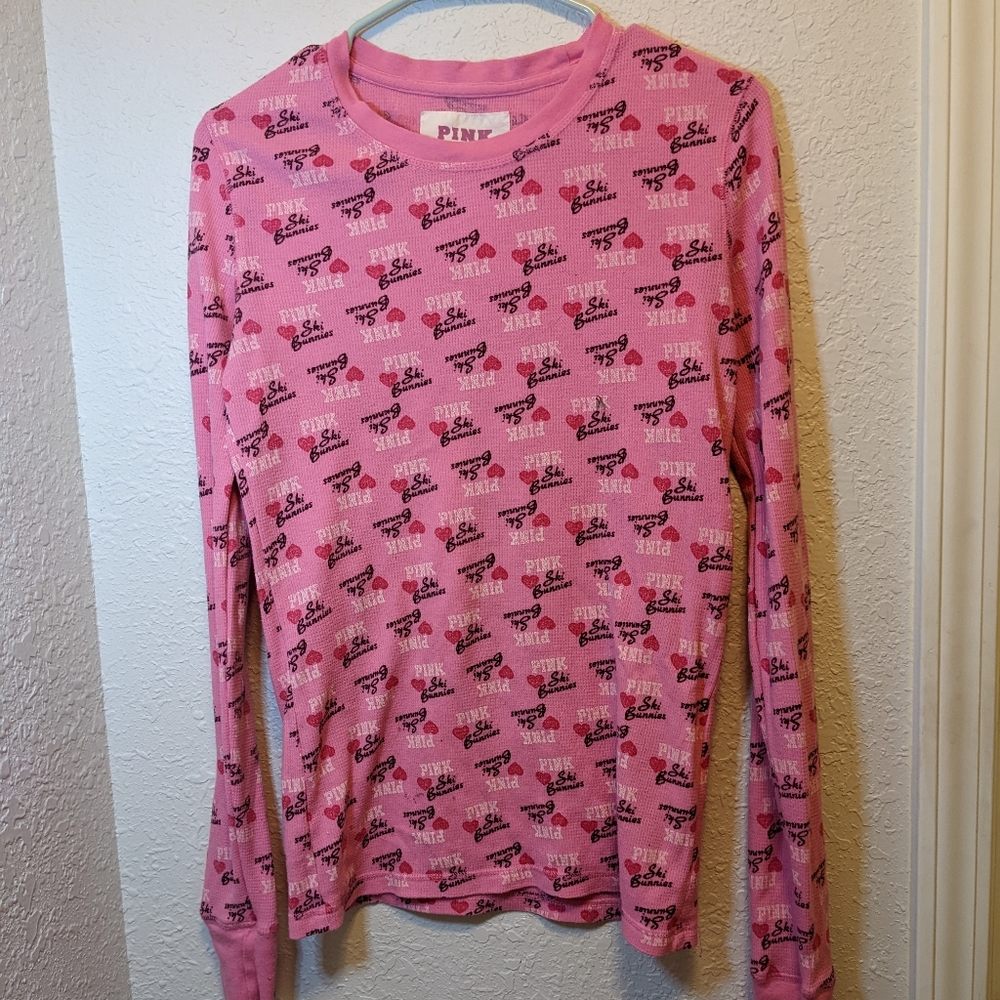 Vintage - early 2000s - Victoria's Secrets PINK thermal